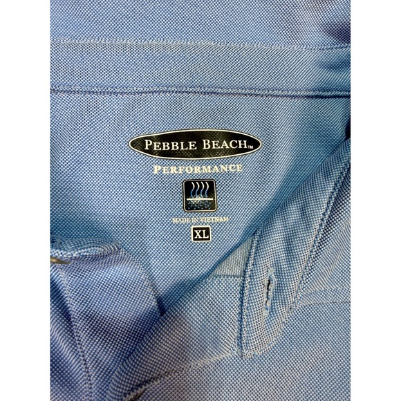 Pebble Beach Southwest Airlines TLC 2018 Golf Tournament Polo Blue Mens XL - Picture 5 of 11